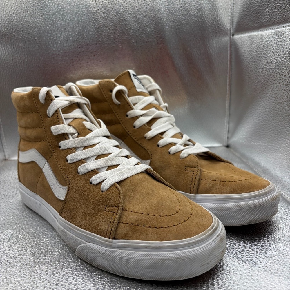 Size M6.5 W8 Vans Sk8-Hi Tobacco Brown Suede High-Top Lace Up Unisex Shoes
